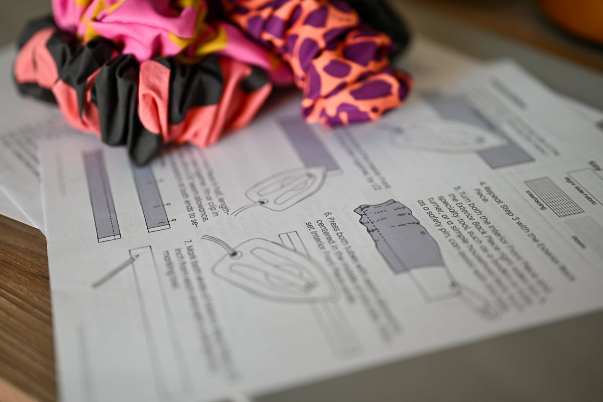 Printable Tutorial - DIY Scrunchie-Style Headband Tutorial