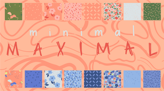 Maximal Minimalist - My Entry for Spoonflower's Warm Minimalism Design Challenge