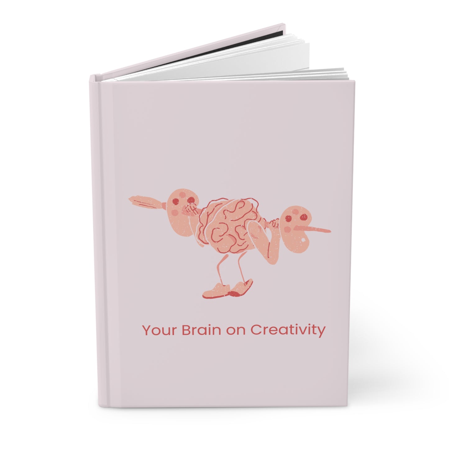 "Your Brain on Creativity" Matte Hardcover Journal