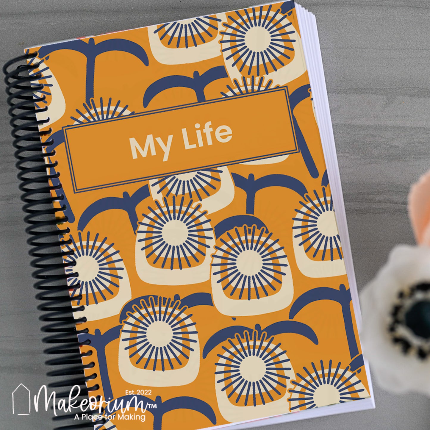 Undated Daily Planner + Dot Grid Journal